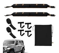 Roof Rack Pads for Crossbars | Canoe Carrier Rack Foam Pad Carrier - with Tie Down Straps and Storage Bag, Anti-Slip Cushion for Truck Surfing Trips Kayak