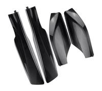 Roof Rack Rail Cap Compatible With Toyota For RAV4 XA30 2006 2007 2008 2009 2010 2011 2012 4pcs Car Roof Rack Rails End Cap Protection Cover Shell(Black)
