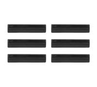 Roof Rack Removal Cover High Strength ABS Drip Rack Molding Trim Clips Set for 2007 2014 6PCS Replacement Parts (Black OE: 7559635030)