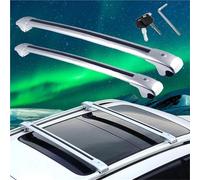 Roof Rack Rooftop 2pcs For Cadillac For SRX 2010-2015 Roof Rail Rack Crossbars Cross Bars Lockable Aluminum Alloy Roof Rack Cross Bars(Silver)