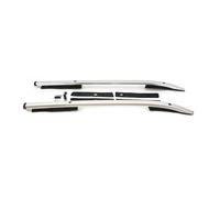 Roof Rack Rooftop For Mitsubishi L200 Triton 2007-2024 Rails Bar Luggage Carrier Bars Top Cross Rack Rail Boxes Aluminum Accessories Roof(Silver)