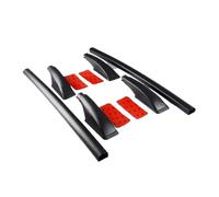 Roof Rack Rooftop Modification Aluminum Alloy Perforated Roof On Both Sides Of The Luggage Rack Decorative Only For Decoration(Black)