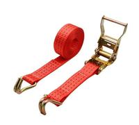 Roof Rack Straps, Ratchet Tie Down Strap Red 3.3-52 Feet Long 1-2 Inches Wide(W1.5,L 23.0')