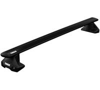 Roof Rack Thule with EVO WingBar Black Chevrolet Silverado 4-dr Double-cab with bare roof 14-18