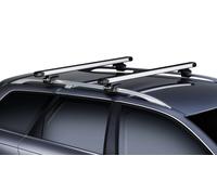 Roof Rack Thule with SlideBar Fiat Fiorino 3-dr Van with fixed points 08+