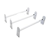 Roof Rack Van Roof Ladder Rack 2/3 Bars Alloy Steel Roof Racks For 500/750 LBS Capacity Rain-Gutter Roof Rack Van Ladder Rack Roof Racks(3 pcs)