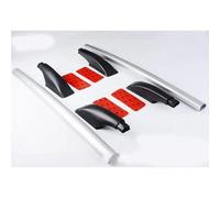 Roof Racks 1.8 Modification Aluminum Alloy Perforated Roof On Both Sides Of The Car Luggage Rack Decorative Only For Decoration Luggage Carrier(Black Silver,160Cm)