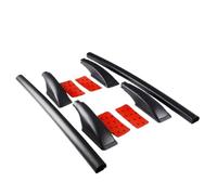 Roof Racks 1.8 Modification Aluminum Alloy Perforated Roof On Both Sides Of The Car Luggage Rack Decorative Roof Rack Car Decoration Roof Cross Bars(1.2M black)