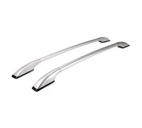 Roof Racks 1.8 Modification Aluminum Alloy Perforated Roof On Both Sides Of The Car Luggage Rack Decorative Roof Rack Car Decoration Roof Cross Bars(1.4M silvery)