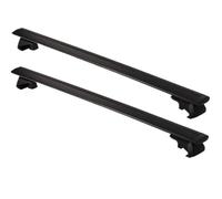 Roof Racks 130cm Black And Silver Car Roof Racks Wing Bar Universal Auto Top Arc Shaped Aluminum Alloy Load Rod Roof Cross Bars(Black L130cm)