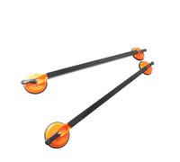 Roof Racks 2Pcs 92cm/36.22in Car Roof Rack Cross Bars Square Steel Tube Suction Mount Rooftop Cargo Luggage Carrier Universal For Vehicles Roof Bars