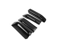 Roof Racks 4Pcs Silver/Black Roof Rack Luggage Rack For Toyota For 4Runner N210 N280 2003-2009 2010-2020 Bar Rail End Cover Shell Cap Trim Car Cross Bars(2010-2020 Black)