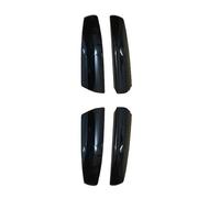 Roof Racks Boxes Roof Rack Luggage Rack For Toyota For Highlander 2009 2010 2011 2012 2013 Bar Rail End Cover Shell Cap Trim Car Rails Rack(4 pcs Bright black)