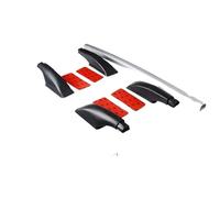 Roof racks For Car Modification Aluminum Alloy Perforated Roof On Both Sides Of The Car Luggage Rack Decorative Roof Rack Only Car roof rack bars (Color : 120cm) (Color : 120CM Silver black)