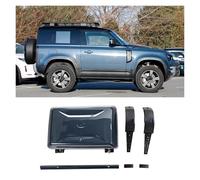 Roof Racks For Land For Rover For Defender 90/110 2020 2021 2022 2023 Auto Accessories Car Side Storage Luggage Box Roof Rack Bag Roof Cross Bars(Anzac blue)