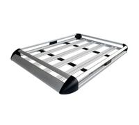 Roof Racks Silver Black Universal Car Roof Rack Cargo Aluminum Alloy Top Carrier Luggage Basket With Bars For SUV -Single Deck Roof Cross Bars(A 140x100cm)