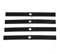 Roof Rail Cover Replacement Trim for Vauxhall Astra H and Astra H, 4-Pack Roof Bar Cover with Center Hole for Secure Fit, Compatible