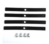 Roof Rail Cover Replacement Trim for Vauxhall for Opel Astra H, 4Pcs Rack Lid with Bolts Screw, 3D Printed Exterior Accessory, Fix Missing End Cap