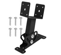 Roof Riser Support Bracket - Heavy Duty Adjustable Angle - Metal Pergola Roof Bracket - for Patio Garden Porch Backyard Professionals Homeowners Space Designers Residents