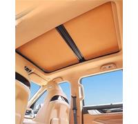 Roof Shade Roller Cover For VW For Tiguan L Pro MK3 2024~2026 | Car Sunroof Insulation Roof Visor Electrostatic Adsorption Skylight Sunshade Curtain(Orange)