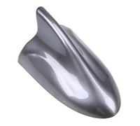 Roof Shark Fin Decorative Aerial Antenna Cover Sticker Fiber Style Fit For BMW Fit For Honda Fit For Toyota Antenna(Grey)