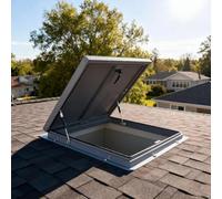 Roof Skylight Panel with Weatherproof Venting, Access Hatch for Attics and Sun Rooms, Durable and Easy to Install for Improved Light and Ventilation