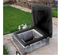 Roof Skylight Rainproof Window, Attic Skylight Cover with Gas Impact Pillar; Basement Exit Cover(70 * 70cm)