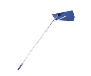 Roof Snow Cleaner with Locking Feature, Detachable Head, C | Rolling and Ergonomic Grip for Easy Single or Two Story Homes While Clearing Gutters