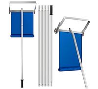 Roof Snow Rake - 21FT Adjustable Extension Handle for Easy Snow Removal from Roofs, Cars, and Shelters