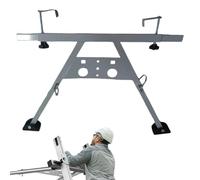Roof Stabiliser - Adjustable Stabiliser Base | Sturdy and Non-Slip | Accessory for Folding and Straight Stairs | Ground Spacers | Formally