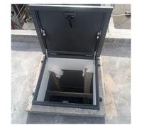 Roof Steel Security Door Roof Wear Resistant House Skylight Lid Cellars Exit Cover Residential Loft Spaces(55x55cm/1.8x1.8ft)