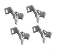 Roof Tile Installation Aluminum Corner Clamps Set 4pcs, Providing Secure Grip and Reliable Support for Photovoltaic Systems on Asphalt, Steel, and Brick Roofs