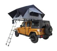 Roof Top Tent for Truck SUV 4x4, Quick Automatic Opening Soft Shell Camping Tent with 6cm Mattress, Waterproof Polycotton for Off-Road Travel