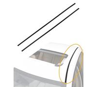 Roof Trim Molding (Pair), Roof Weatherstripping Seal, Compatible with Toyota Corolla 2009-2013, Left Driver and Right Passenger Side, Roof Top Drip Seal, Rubber Roof Weather Strip Moulding, Rain Seal