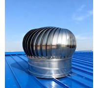 Roof Turbine Ventilator, Stainless Steel Chimney Cowl for Fireplace and Storage, Rotating Wind Vent Cap, Durable 304 Stainless Steel