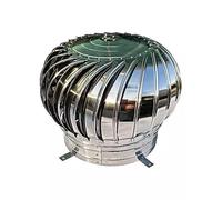 Roof Vent,High Precision, Wind-driven, Galvanised, Waterproof And Corrosion , Bulk Assembly, Zero Energy Consumption (Size : 150)(100)