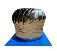 Roof Vent,No Electricity Required, Stainless Steel, Insect And Rain, Indoor Exhaust, Cooling, Bulk Assembly, Wind Driven (Size : 500)(600)