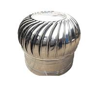 Roof Vent,Powerless Thickened Blades, 304 Stainless Steel, No Assembly Required, High Rotation Speed, Indoor Ventilation (Size : 200)(110)