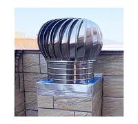 Roof Vent,Stainless Steel Thickened Blades, Indoor Cooling, Bulk Assembly, Energy Saving And Environmental Protection, Wind Driven (Size : 500)(400)