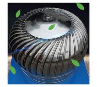 Roof Vent,Thickened 304 Stainless Steel, Wind Turbine Driven, Bulk Assembly, Large Diameter, Indoor Ventilation (Size : 400)(500)