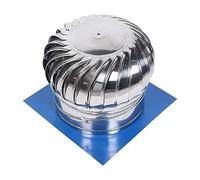Roof Vent,Thickened Material, Wind Turbine Driven, Loose Assembly, Rainproof, Indoor Ventilation, Stainless Steel for Factory Farms (Size : 600)(600)