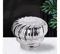 Roof Vent,Wind Activated Stainless Steel Extra Thick Blades, Smooth Rotation, High Precision, No Assembly Required, Energy Saving (Size : 200)(110)