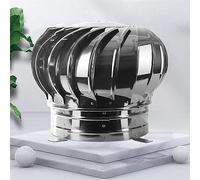 Roof Vent,Wind Driven Active Air Exchange, High Speed, Low Noise, Thickened Blades, Stainless Steel, Zero Energy Consumption, Purify Indoor Air (Size : 450)(450)