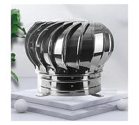 Roof Vent,Wind Driven Active Air Exchange, High Speed, Low Noise, Thickened Blades, Stainless Steel, Zero Energy Consumption, Purify Indoor Air (Size : 600)(600)
