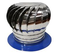 Roof Ventilator, Rotating Chimney Cowl Cap, Anti Downdraught Chimney Cover, Industrial Wind Turbine, Automatic Silent, Stainless Steel