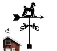 Roof Weathervane, Retro Dog Weathervanes, Metal Weather Vane, Weather Vane For The Garden, For Sheds Roof Shack Yard Garden Ornaments