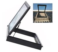 Roof Window Hatch for Flat Roofs Attic & Sunroom Lighting Well Basement Access Lid with Handles Durable 50x70cm/19.7x27.6in Design