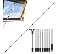 Roof Window Opening Pole Stainless Steel Heavy-Duty Telescoping Rod