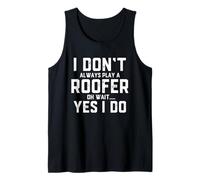 Roofer Costume Fathers Day Funny Gift for Home Roofing Dads Tank Top