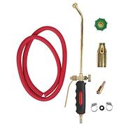 Roofers Blow Torch, Long Arm Propane Weed Burner Torch Burner Blow Kit Double Open GX-35 Plumbing Propane Gas Torch Burner Iron Brass Plating Cooking Torch for Meat Hair Removal
